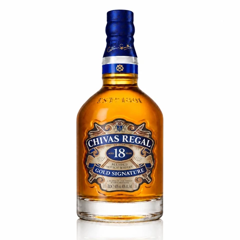 Chivas Regal 18 Gold Signature bottle